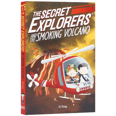 英文原版进口秘密探险家和冒烟的火山The Secret Explorers and the Smoking Volcano中小学生英语课外阅读冒险故事情节桥梁书