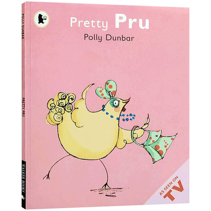 英文原版绘本Pretty Pru BBC动画提莉和她的朋友系列:漂亮的母鸡儿童英语启蒙经典绘本3-7岁侦探小故事早教亲子阅读图画书正版