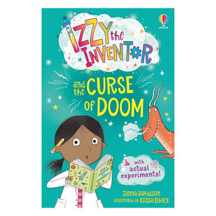 Inventor and 诅咒科学与魔法在STEM冒险故事相遇插图故事 Izzy 科学魔法 Doom发明家伊兹和厄运 the 预售英文原版 Curse