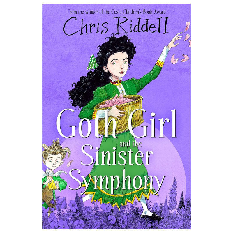 英文原版Goth Girl #4: and the Sinister Symphony哥特女孩4 邪恶交响乐科斯塔图书奖系列黑白插图黑色幽默平装小说