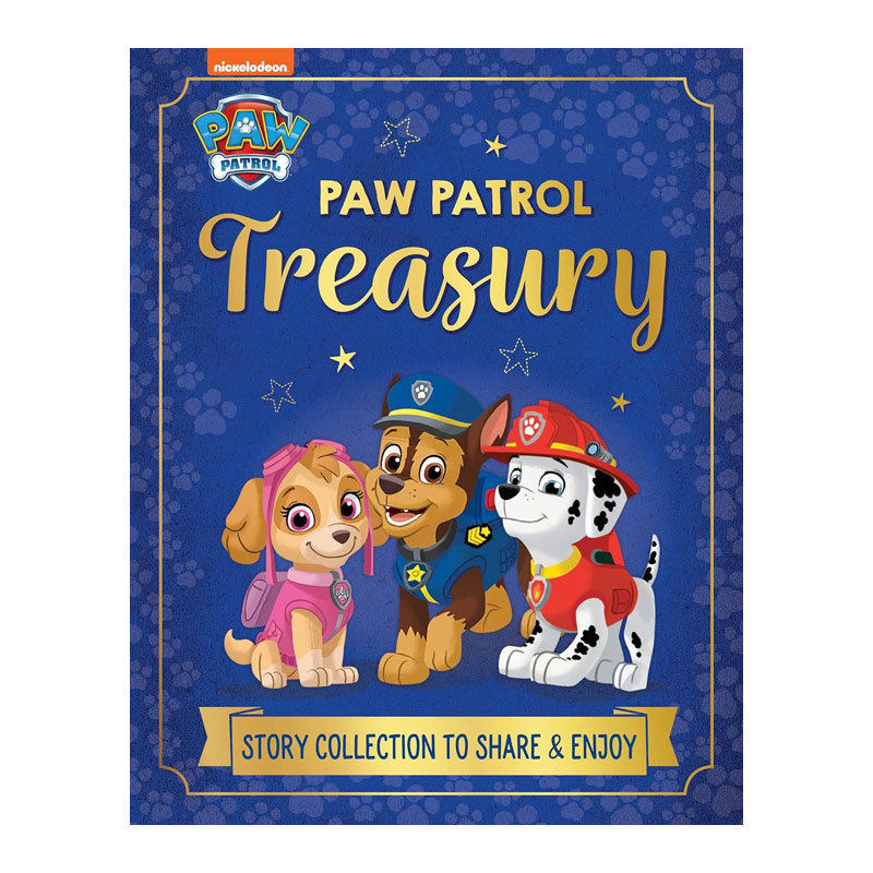 预售英文原版 Paw Patrol Treasury 汪汪队立大功故事合集 儿童阅读动画救援友谊冒险 友谊启蒙绘本 冒险故事 4-8岁 精装