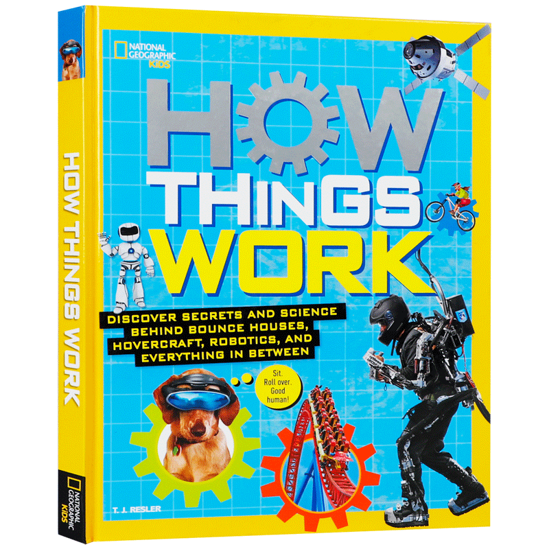 英文原版How Things Work万物的运作方式 美国国家地理少儿科普系列百科全书10-14岁中小学生英语课外阅读读物National Geographic