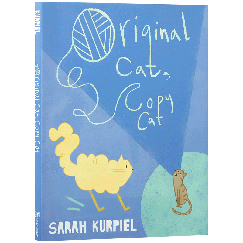 英文原版 Original Cat, Copy Cat 原创猫，山寨猫 4-8岁儿童启蒙认知生活体验 关于社交礼仪友谊与接受的动物故事绘本