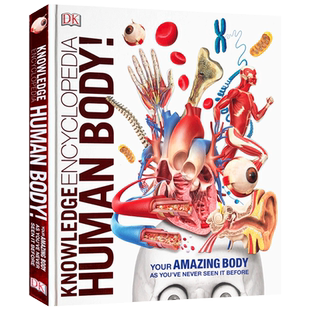 DK儿童知识百科全书全套系列少儿幼儿认知恐龙/太空/海洋/人体/动物植物昆虫Knowledge Encyclopedia Human Body英文原版科普育儿