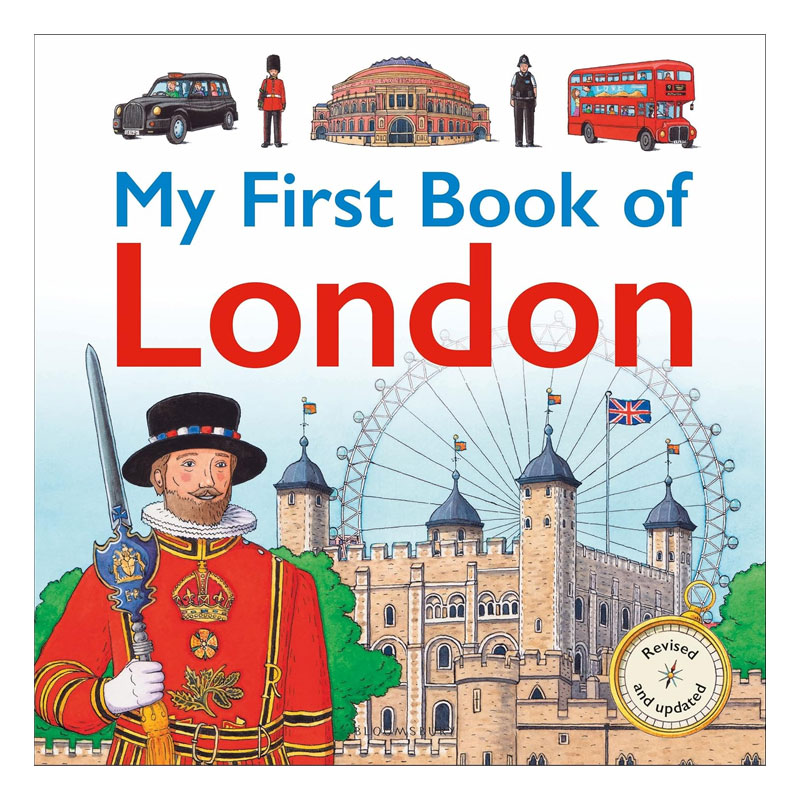 英文原版 My First Book of London 我的第一本伦敦书 伦敦文化经典游记 履行绘本 地图景点 科普读物精装 绘本4-8岁