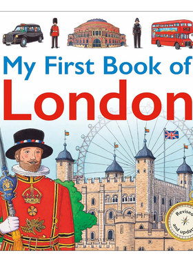 英文原版 My First Book of London 我的第一本伦敦书 伦敦文化经典游记 履行绘本 地图景点 科普读物精装 绘本4-8岁