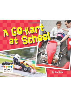 英文原版 A Go-Kart At School 学校里的卡丁车 克莱尔写信介绍她的卡丁车 宝宝幼儿儿童原版益智亲子互动书籍
