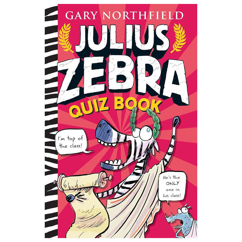 预售英文原版Julius Zebra Quiz Book朱利叶斯斑马知识问答书古代世界知识问答之旅平装桥梁/章节书8-12岁