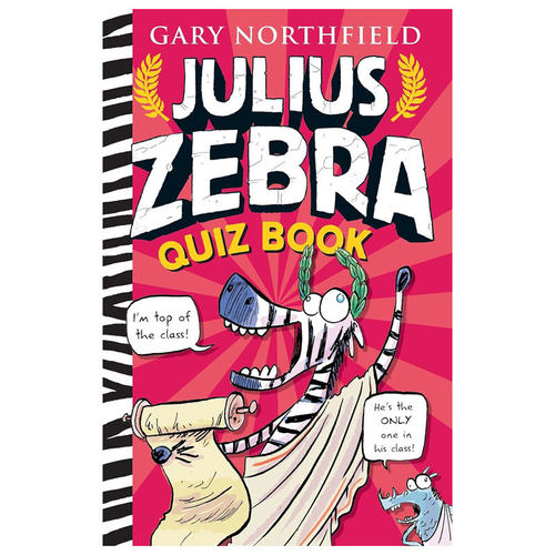 预售英文原版Julius Zebra Quiz Book朱利叶斯斑马知识问答书古代世界知识问答之旅平装桥梁/章节书8-12岁