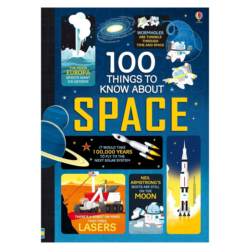 英文原版 100 things to know about space 关于太空的100件事 太空科普 儿童知识百科科普
