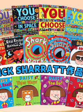 Nick Sharratt作品Shark In The Park公园里面有鲨鱼Snow吴敏兰绘本第26本Fairy Tales童话Daisy系列pants you choose英文原版绘本