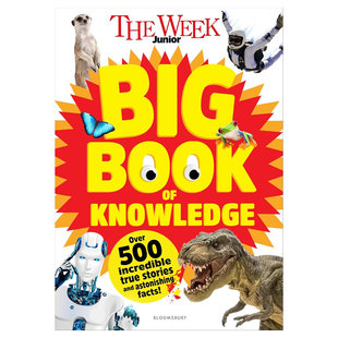 Knowledge The Book 英文原版 少年周刊：知识大书 事实 Junior 真实故事和惊人 Week 科普读物  Big 500多个令人难以置信