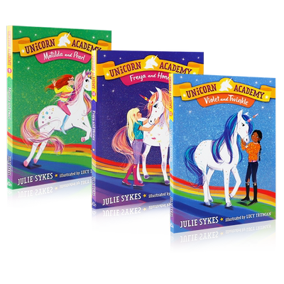 英文原版 独角兽学院系列【4册】Unicorn Academy系列9-12册 Matilda and Pearl儿童英语阅读友谊冒险故事桥梁书Penguin出版