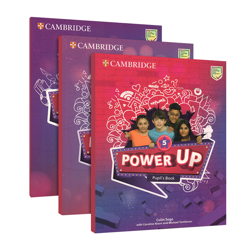 【赠在线音频】英文原版 剑桥Power Up 5级别课本+练习册配套资源 中学生少儿英语阅读进阶提升考试教材 词汇语法英语教辅