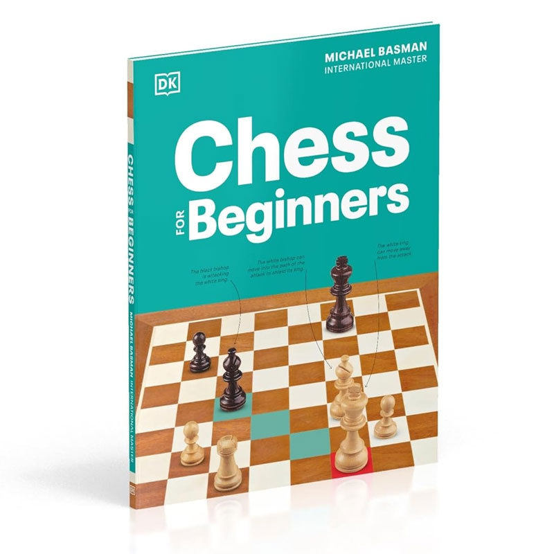 英文原版Chess for BeginnersDK国际象棋初学者指南国际象棋指南科普读物 益智棋类 全彩插图精装科普百科 14岁+