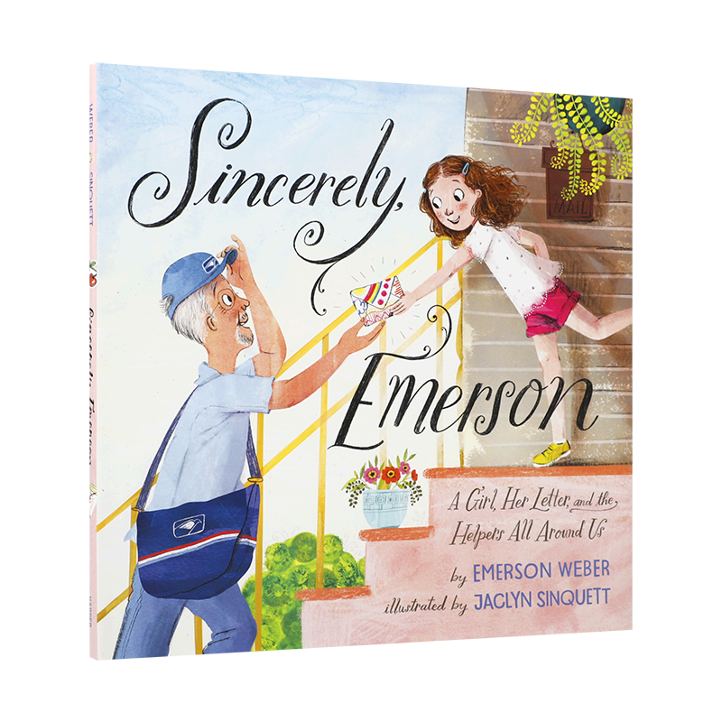 Sincerely, Emerson: A Girl, Her Letter, and the Helpers All Around Us一个女孩,她的信,以及我们身边的帮手 精装绘本