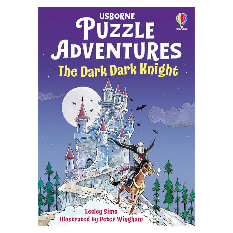 预售英文原版Puzzle Adventures: The Dark Dark Knight谜题大冒险 黑暗骑士解谜冒险书平装娱乐游戏书互动冒险8-12岁