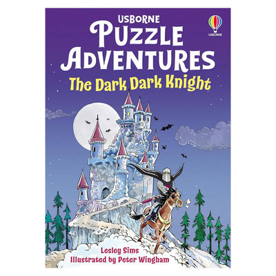 预售英文原版Puzzle Adventures: The Dark Dark Knight谜题大冒险 黑暗骑士解谜冒险书平装娱乐游戏书互动冒险8-12岁