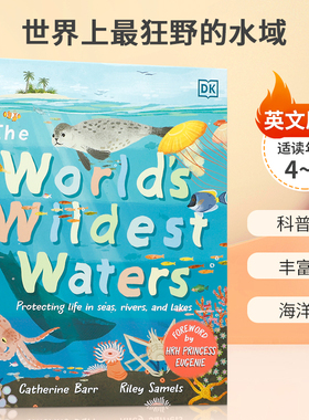 英文原版 The World's Wildest Waters 世界上最狂野的水域 4-8岁儿童启蒙认知DK 海洋百科 丰富插图 科普精装绘本