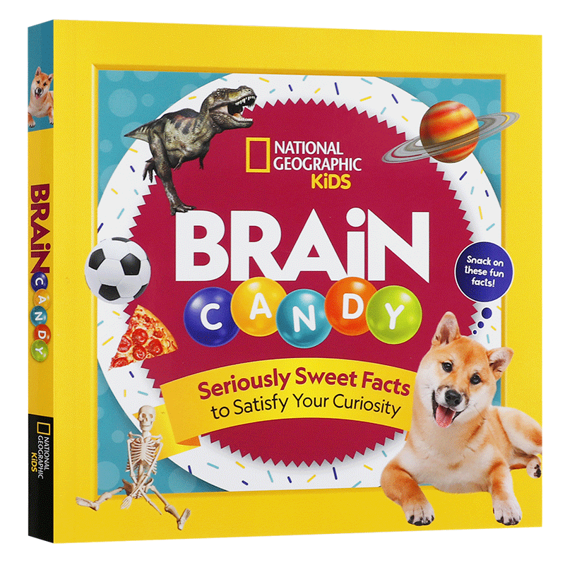 英文原版 Brain Candy 脑轻松#1 National Geographic 美国国家地理系列科普百科全书 10-14岁中小学生英语课外阅读读物