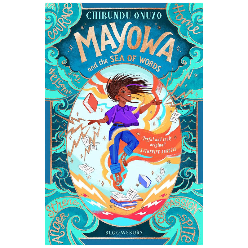 英文原版Mayowa and the Sea of Words马约瓦和文字之海女孩通过魔法改变世界奇幻小说 魔法冒险 黑白插图平装小说10-14岁
