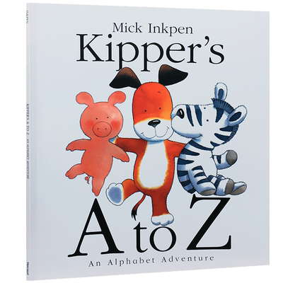 英文原版廖彩杏书单45 (送音频) Kipper's A to Z 儿童入门绘本字母启蒙韵文阅读3-8岁儿童图画书 让宝宝跟读的早教故事书