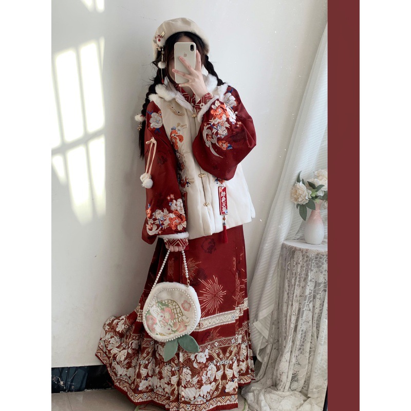 原创汉服女【钱兔无量】拜年服