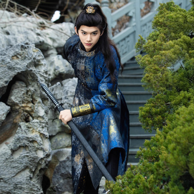 原创汉服男装2025新款唐制圆领袍