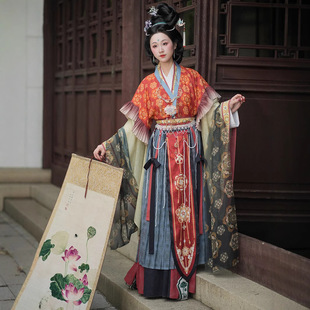 原创汉服【神仙图】国风复原款传统服饰神仙服非遗民族风传统改良