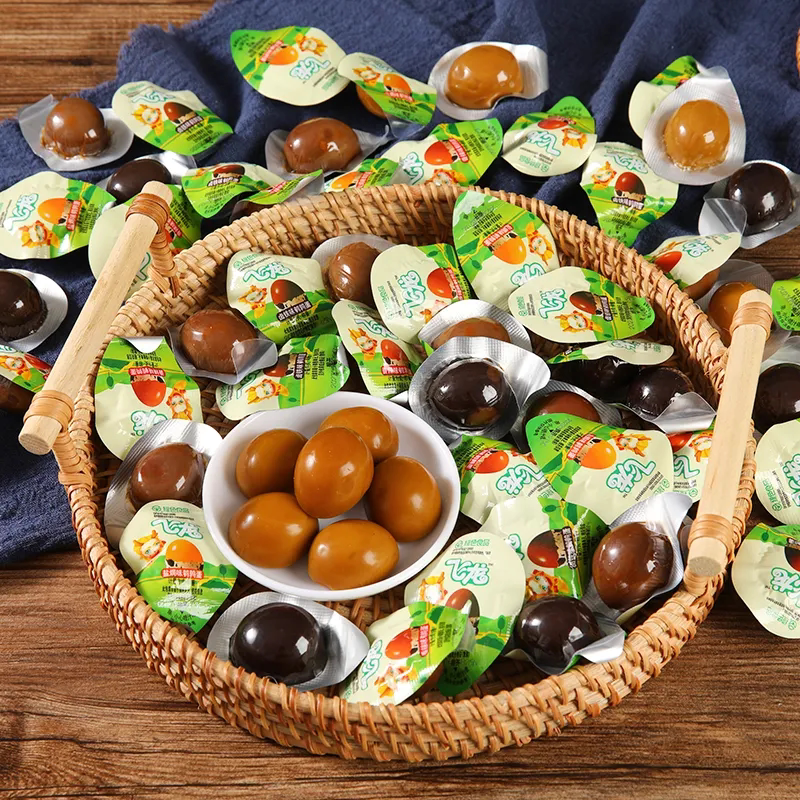 飞龙鹌鹑蛋无壳小包装1斤五香卤蛋盐焗香辣混合即食休闲零食小吃