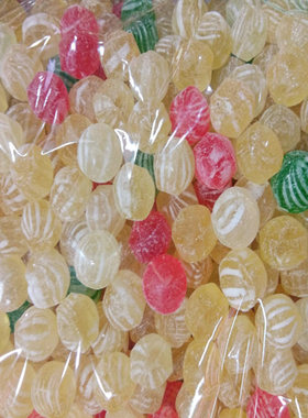 2斤全国多省包邮东北老式光腚糖花糖水果硬糖球糖怀旧糖果1000克