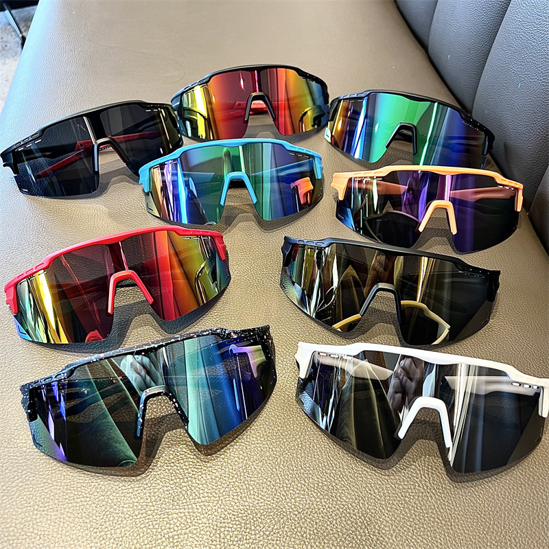 时尚户外大框骑行运动防护眼镜骑行彩色防紫外线遮阳酷炫太阳镜潮