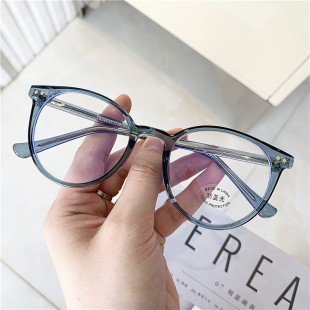 韩国超轻tr90潮人男女同款素颜镜框架复古文艺圆框眼睛框女韩版潮