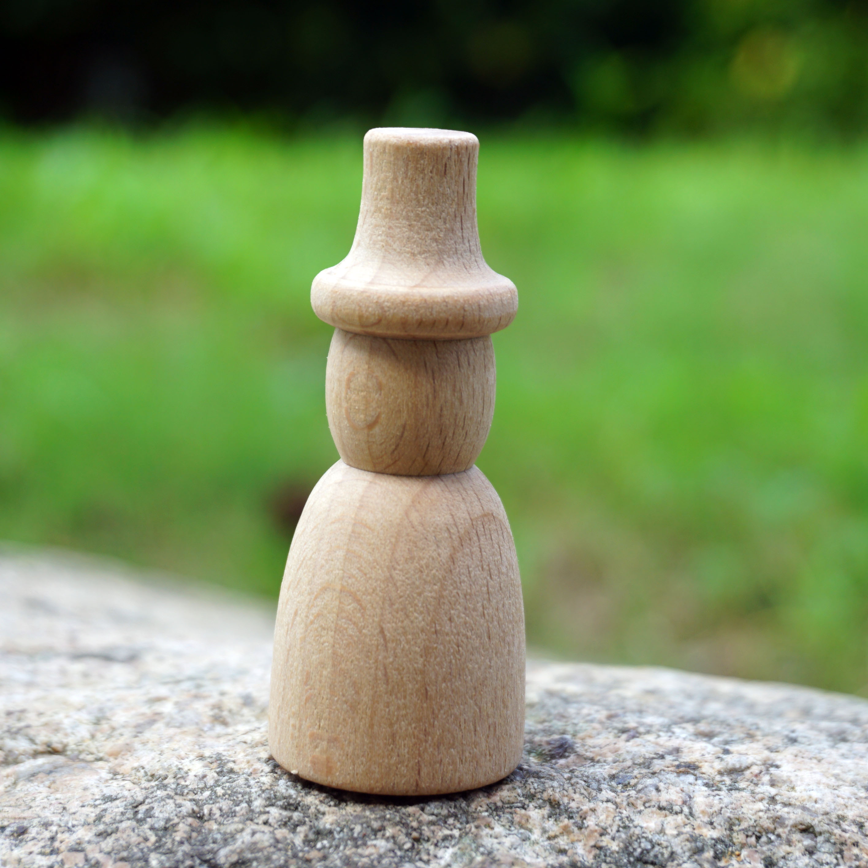 ins实木原木娃娃木头人摆件玩具 彩绘拍摄装饰 Wooden Peg Dolls