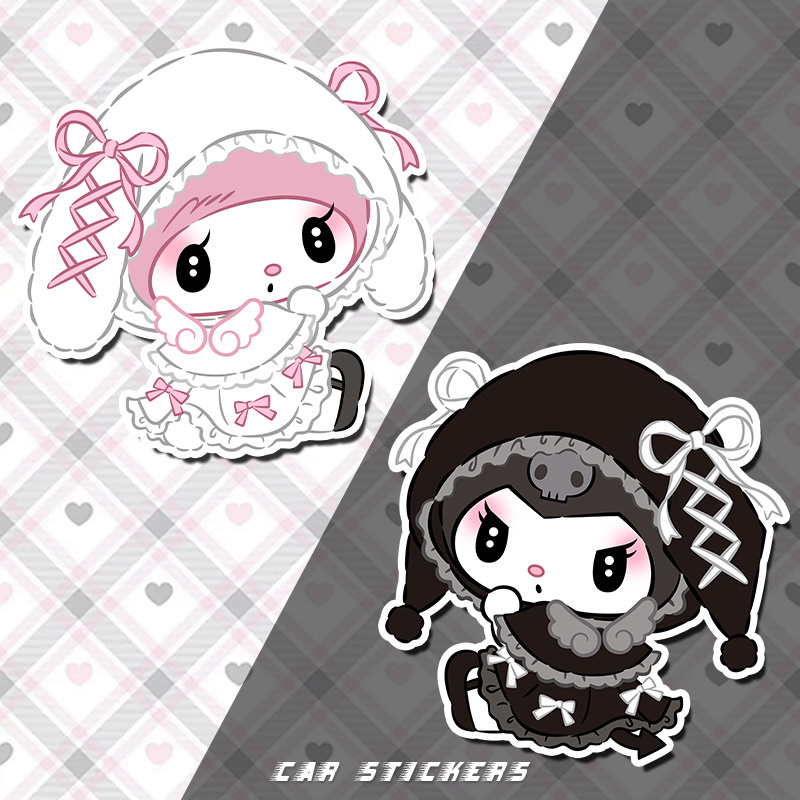 三丽鸥库洛米美乐蒂卡通可爱贴纸