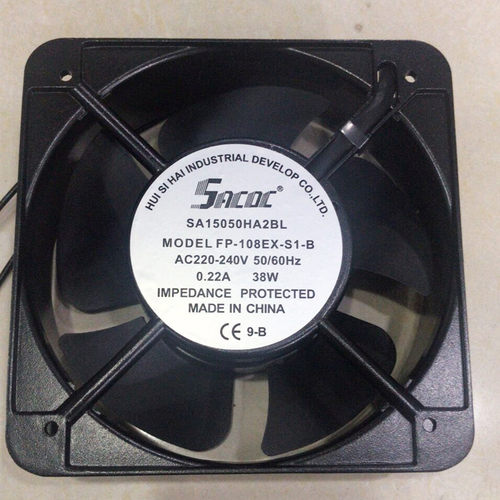 SA15050HA2BL 220V 0.22A 38W 15cm厘米方形轴流风机散热风扇滚珠