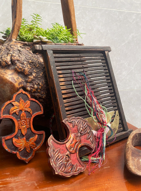 老物上海手工家居饰品木质中国风