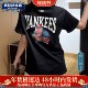T恤 MLB正品 男女情侣26年马年限定印花运动休闲圆领短袖 3ATSQ0161