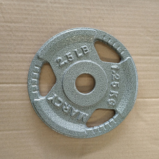 新品 纯铁烤漆杠铃片哑铃片重量尺寸误差百分之五大孔5.2小孔2.9cm