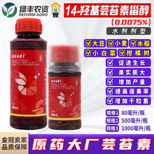 14羟基芸苔素甾醇硕丰481农药促生长促果实膨大提高座果率云台素