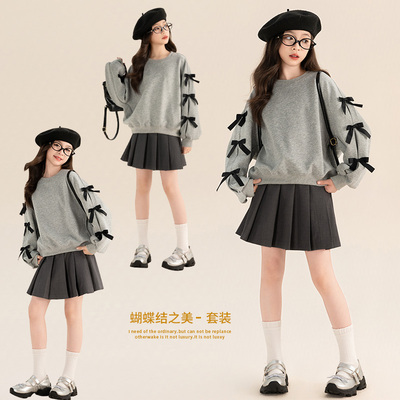 【纯棉好品质】女童韩系卫衣穿搭