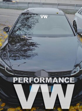适用于大众VW前挡风玻璃车贴