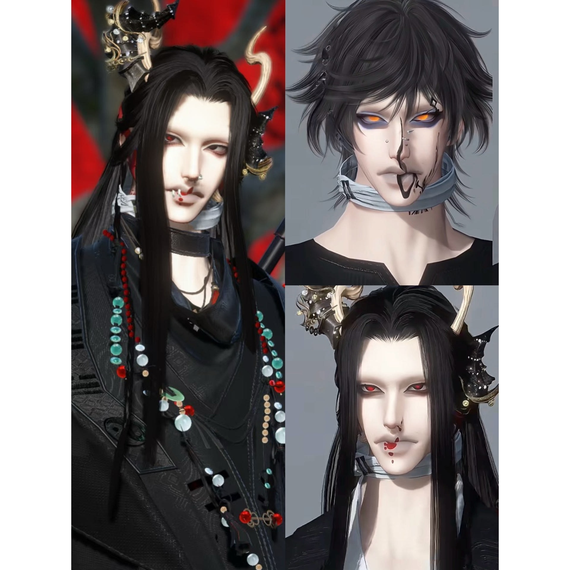 2款 内噬爱 鹰犬 逆水寒手游捏脸男通用