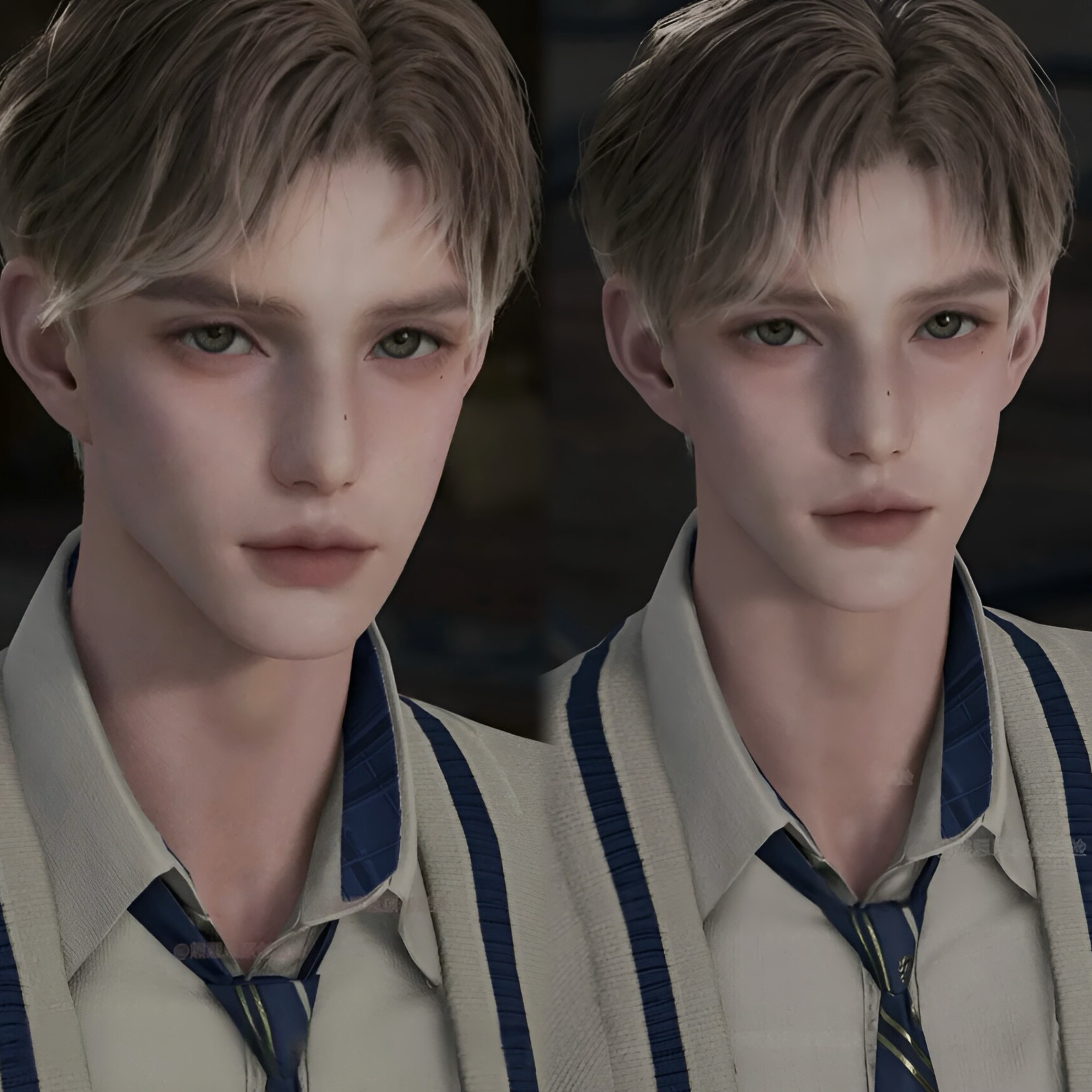 熊思思成男脸 AION2永恒之塔2捏脸 台服韩服魔族天族