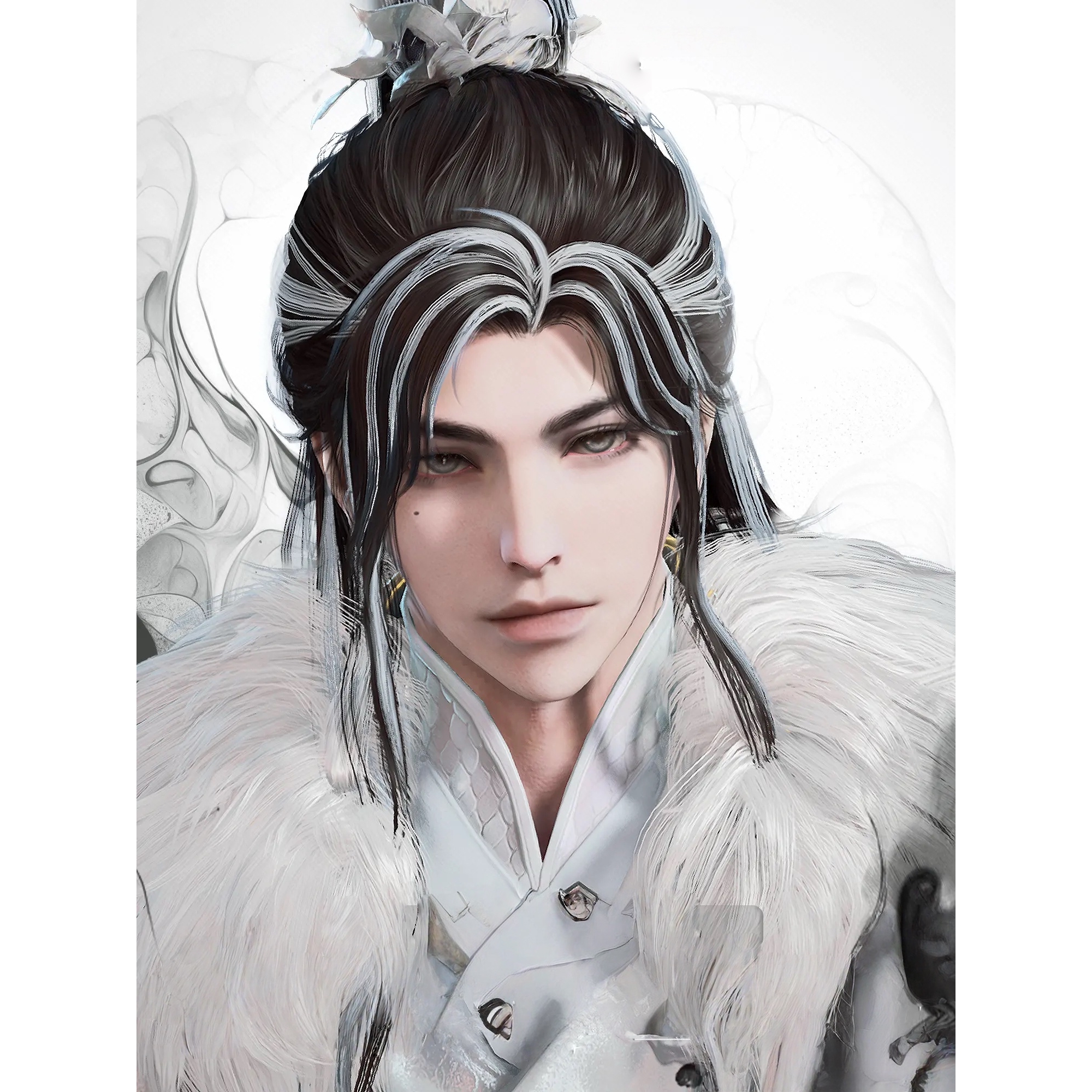 国服端游 永劫无间捏脸数据 男脸型 李寻欢 玉容