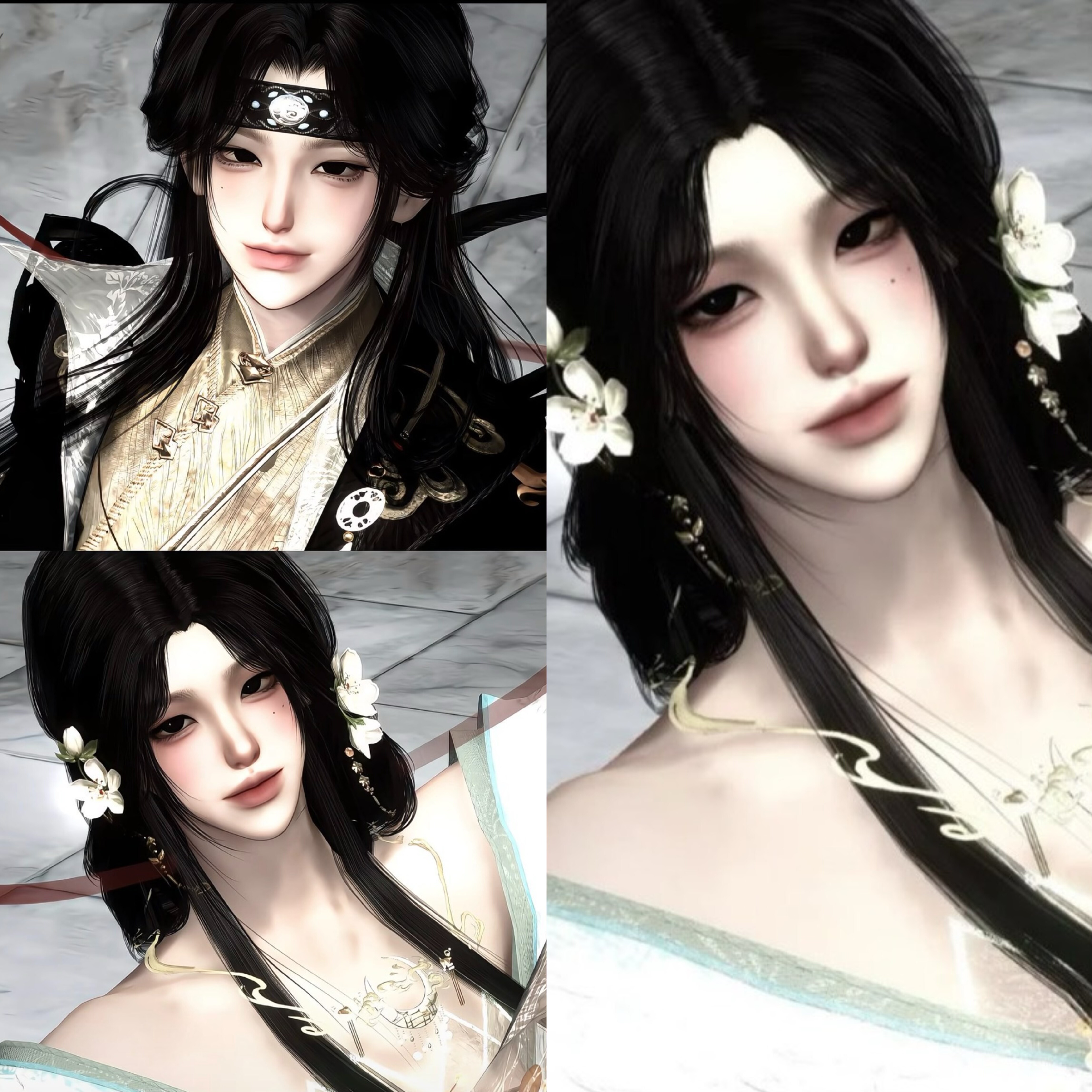 2款 禾? 鸢鸢 洋芋大王  逆水寒手游捏脸女通用