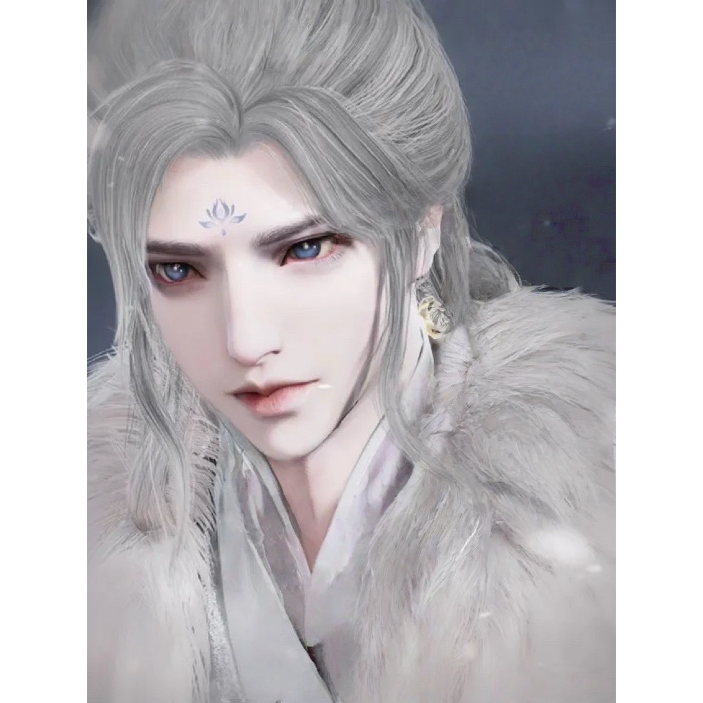 国服端游 永劫无间捏脸数据 男脸型 李寻欢 墨渊