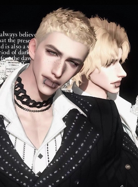 2款 爵士乐jazz Schemer 硬汉成男 逆水寒手游捏脸男通用