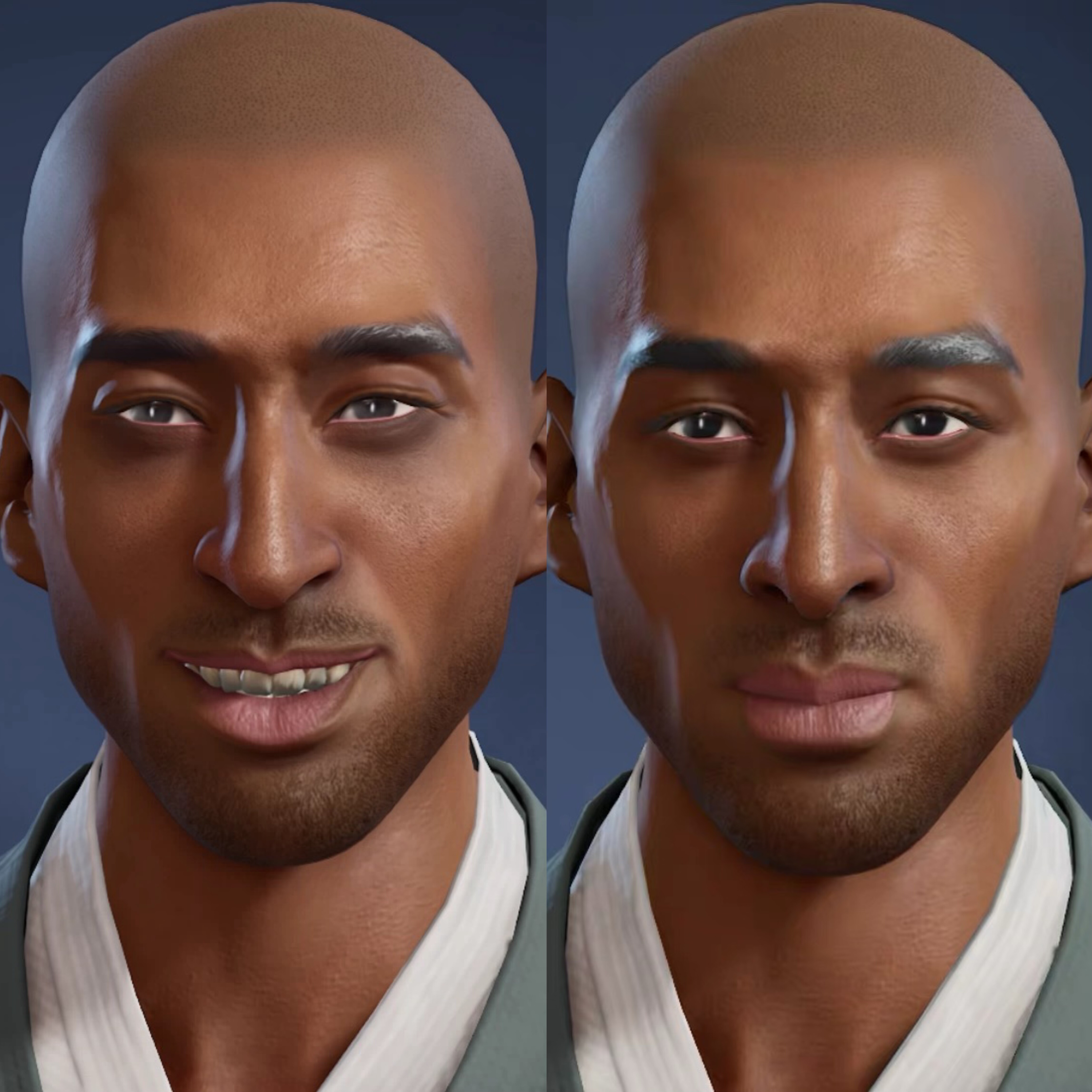 发2 国服端游 永劫无间捏脸 男脸型 李寻欢 黑曼巴 牢大科比