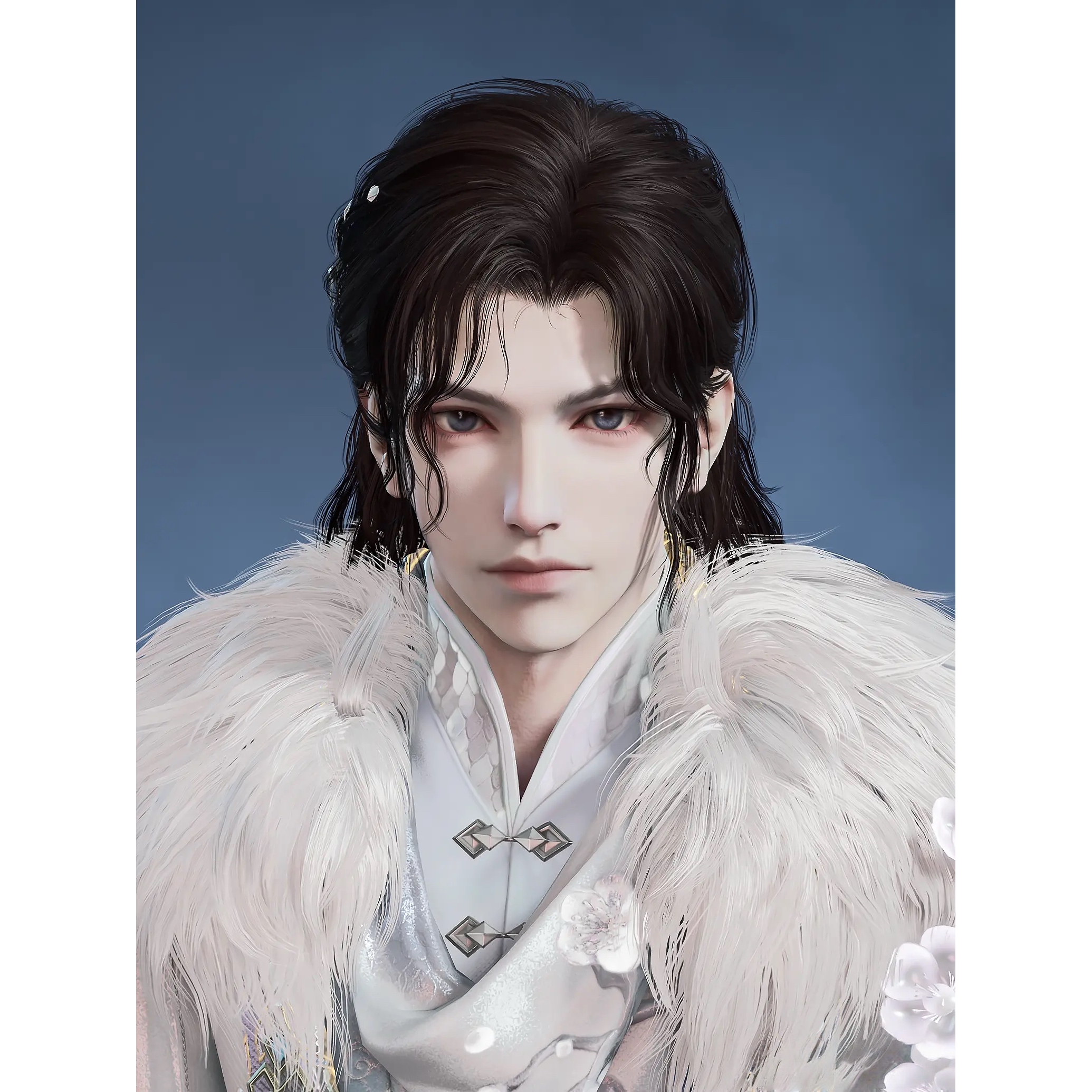 国服国际服端游 永劫无间捏脸数据 男脸型 李寻欢 傲雪